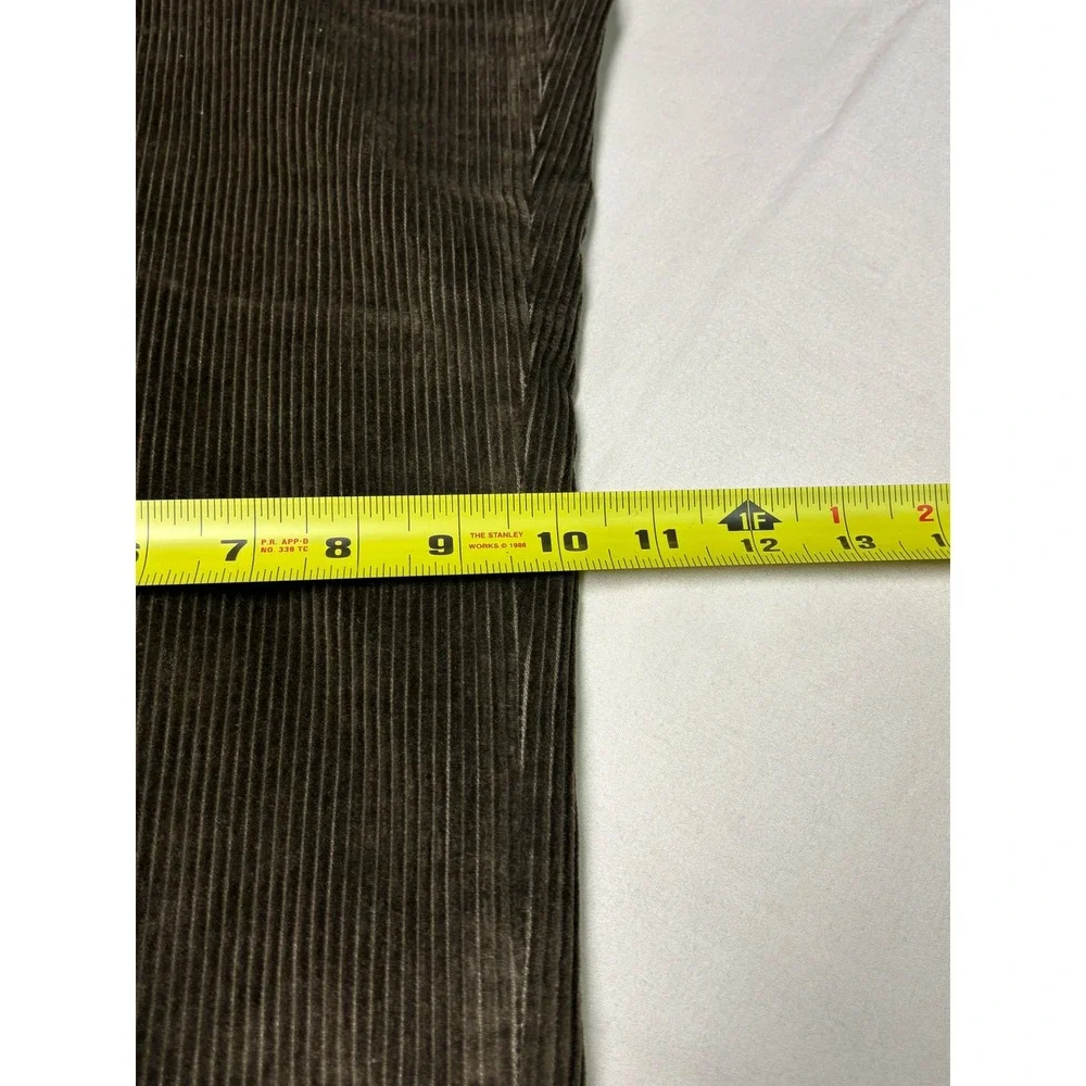LL Bean Mens‎ Corduroy Pants Brown Straight Fit Waist 38X30 Cotton Blend Casual - Picture 12 of 13